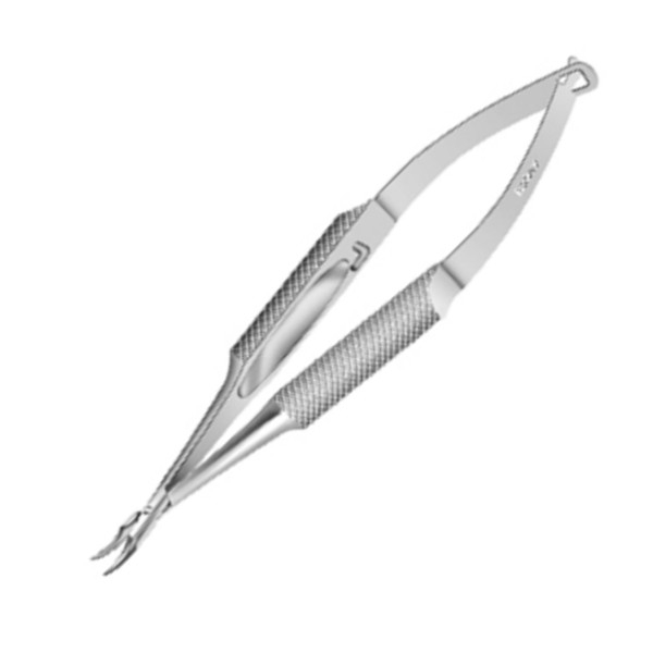 Barraquer Needle Holder Micro Curved 10mm With Lock MI 900