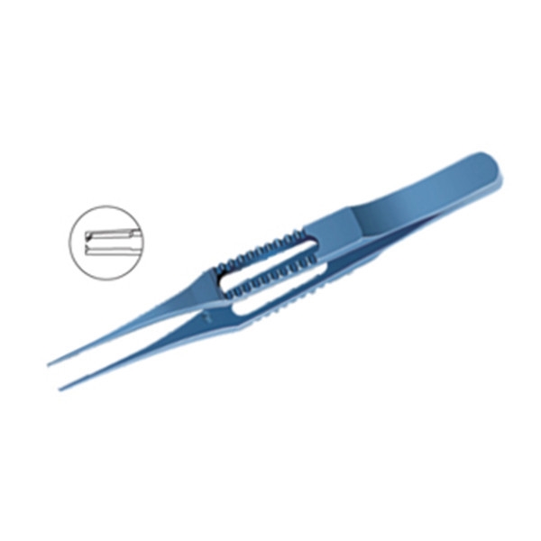 Corneal forceps toothed 0 12mm 0 2mm mf 72 | forceps surgical instruments