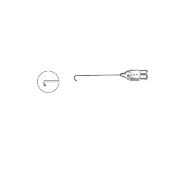 Lacrymal Cannula Half Full Curved 23 26G MI 963