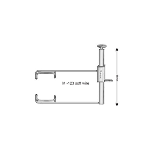 Medelec Wire Speculum Adjustable Spread Less Pressure MI 123