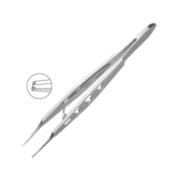 Stern Castroviejo Fixation Forceps 1x2 Teeth MI 690A