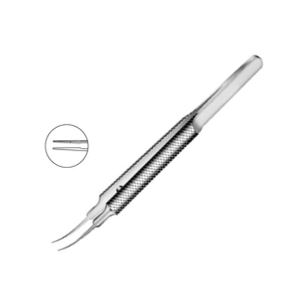 Tenant Tying Forceps With Guide Pin Extra Delicate Curved MI 657