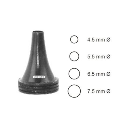 06 HARTMAN Aural Specula Set Of 4 Black Finish