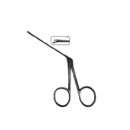 171 Micro Aural Cup Forceps S S Micro Left Curved