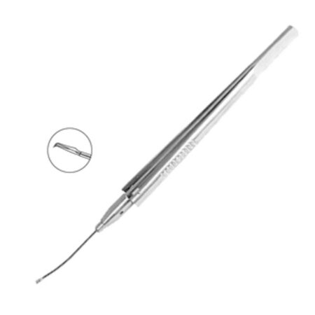 Capsulorhexis Forceps 21 23G Curved Shaft MI 672A