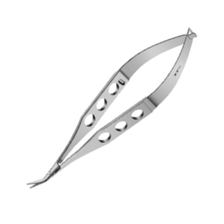 Castroviejo Micro Corneal Scissors Angled On Flat Small Blades MI 816
