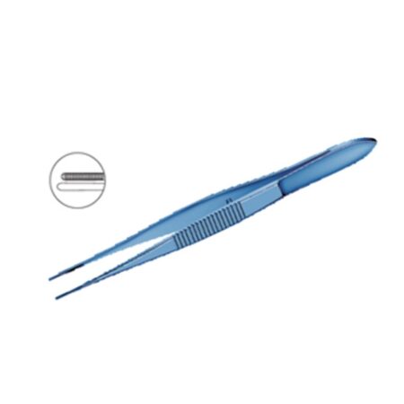 Forceps Eye Dressing Serrated Delicate MF 111