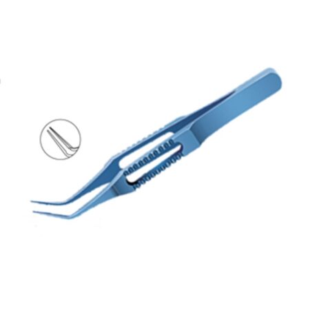 Forceps McPherson Angled 10mm MF 48