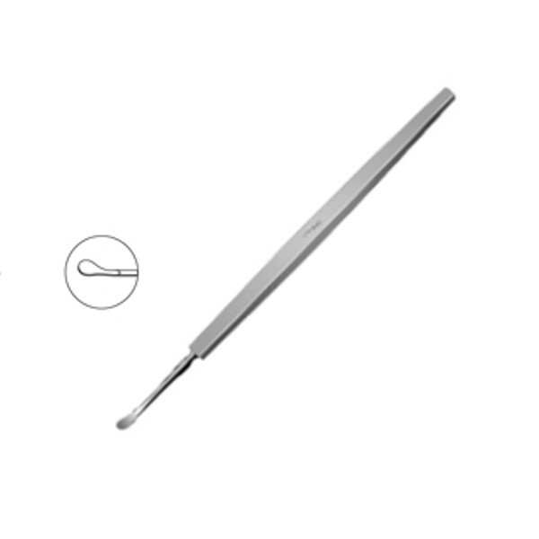 Gill Corneal Knife Curved Cutting Edge MI 396