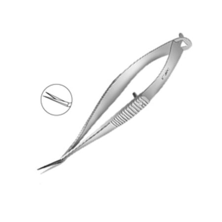 Gills Vannas Capsulotomy Scissors Extra Fien Long Blades MI 843