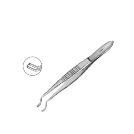 Hess Iris Forceps 2mm Teeth Standard Model MI 552