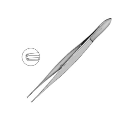 Jayles Fixation Cum Corneal U Forceps 1x2 Teeth MI 612