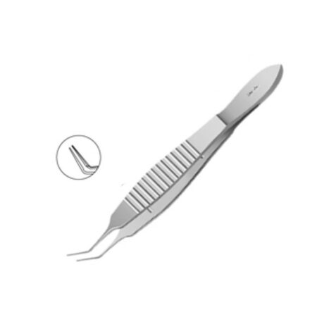 Kelman Mcpherson Forceps Angled Very Delicate Long Model MI 618A