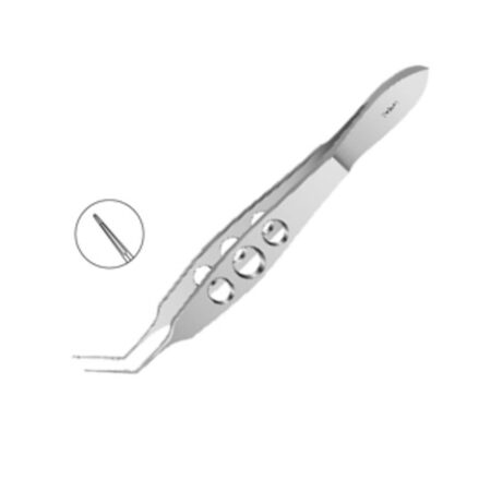 Kraff Capsule Tag Forceps 11mm Long Jaws MI 627