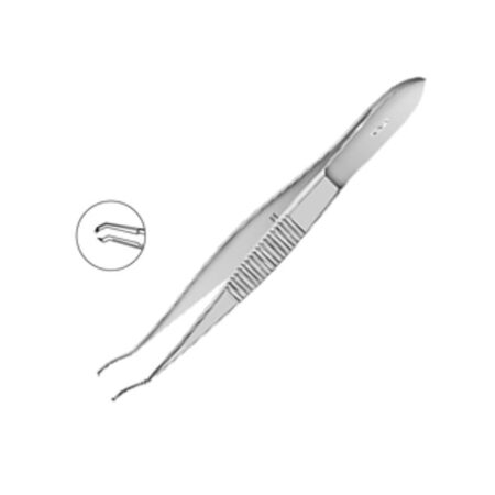 Lims 1x2 Teeth Extra Fine Forcep With Tying Platform MI 594