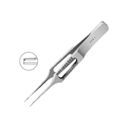 Medelec Corneal Forceps Straight Micro 1x2 Teeth MI 579