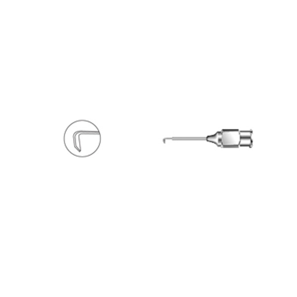 Medelec Hydro Dissection Cannula Flat Tip Angled 90 MI 1011A