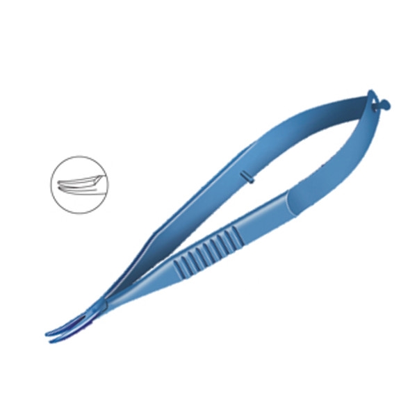 Needle Holder Castroviejo Long Curved Without Lock MN 345