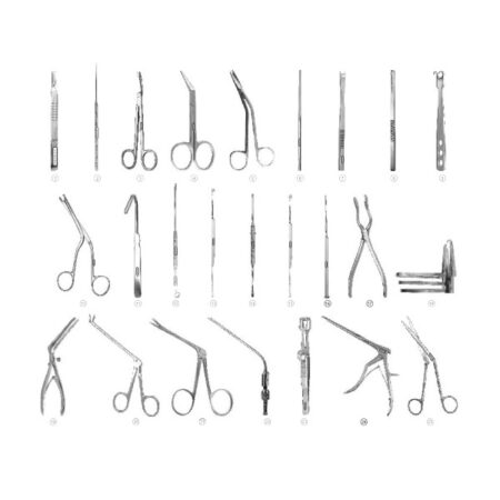 SET 7 SEPTORHINOPLASTY Set Of 25 Instruments