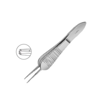 St Martin Fixation Cum Corneal Forceps 1x2 Teeth With Tying MI 711