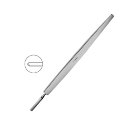 Tooks Corneal Knife Straight Blade With Curved Cutting Edge MI 393