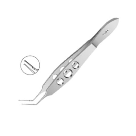 Utrata Capsulorhexis Forceps Shanks Straight Curved MI 675