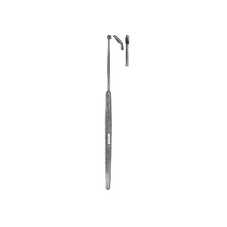 654B ANTRUM Curette Oblong Small Size 55 Curved 90 Curved