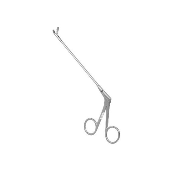 732 HELMS Nasal Forceps Oval Cupped Spoon Curved Right