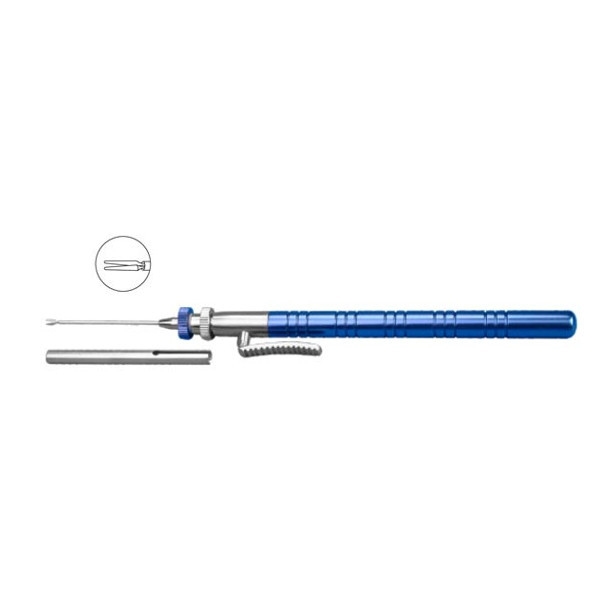 Micro Forceps Squeeze Handle 360 Rotatable Straight MI 2034